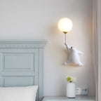 Bear-Shaped LED Wall Light