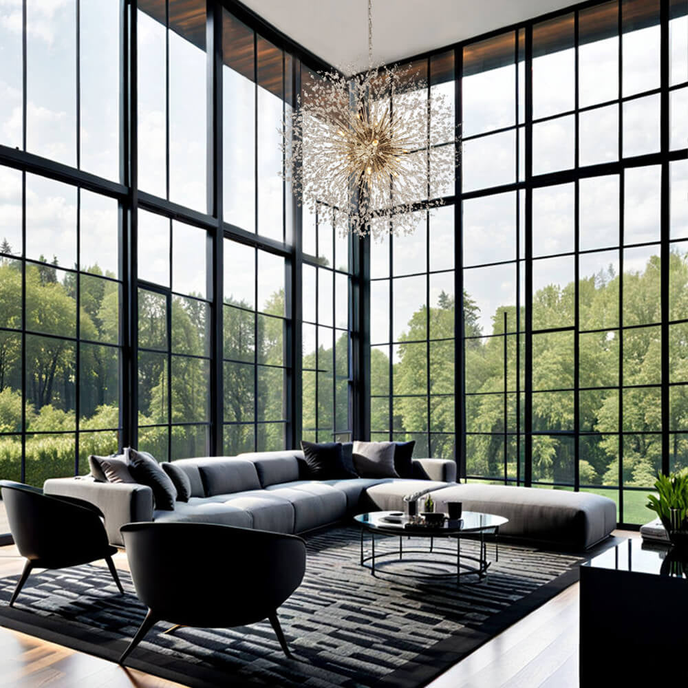 Large 20-Light Sputnik Chandelier