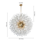 Large 20-Light Sputnik Chandelier