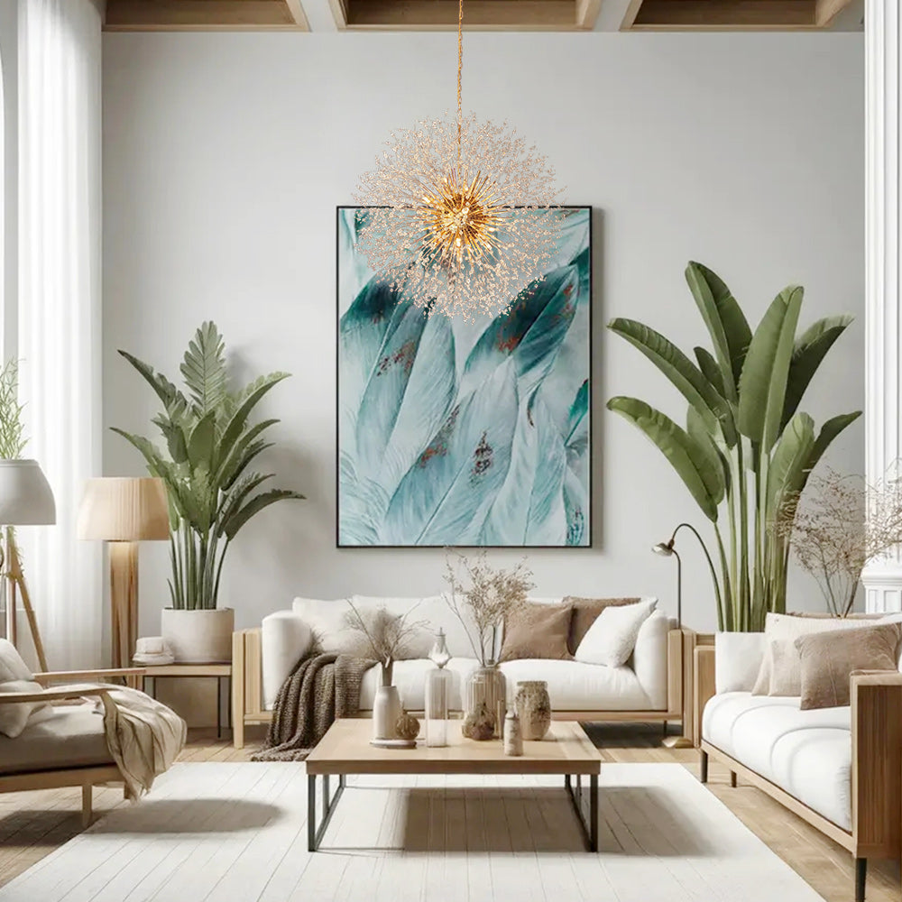 Large 20-Light Sputnik Chandelier