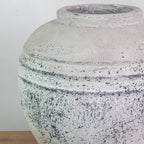 Large Distressed Stone Vase