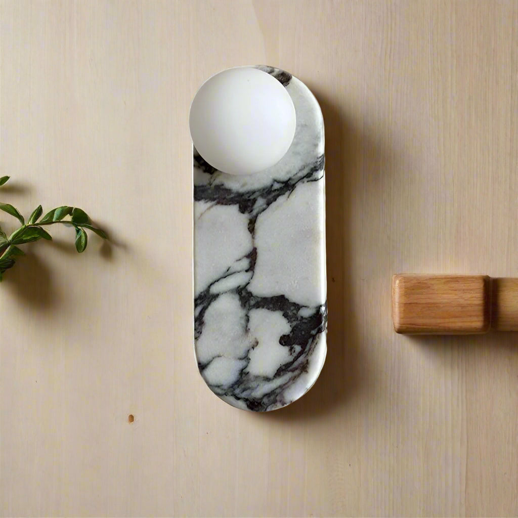 French Marble Wall Light