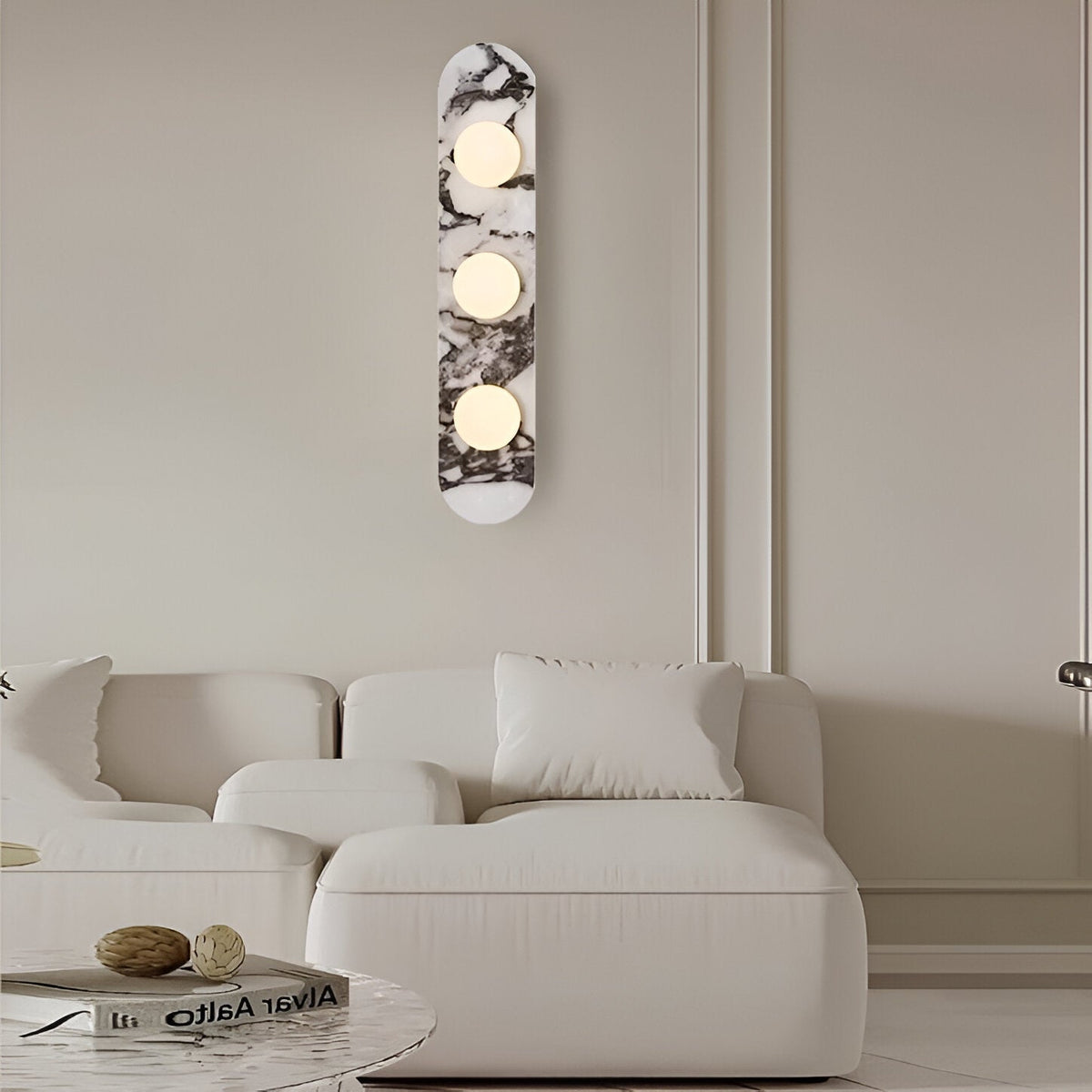 French Marble Wall Light