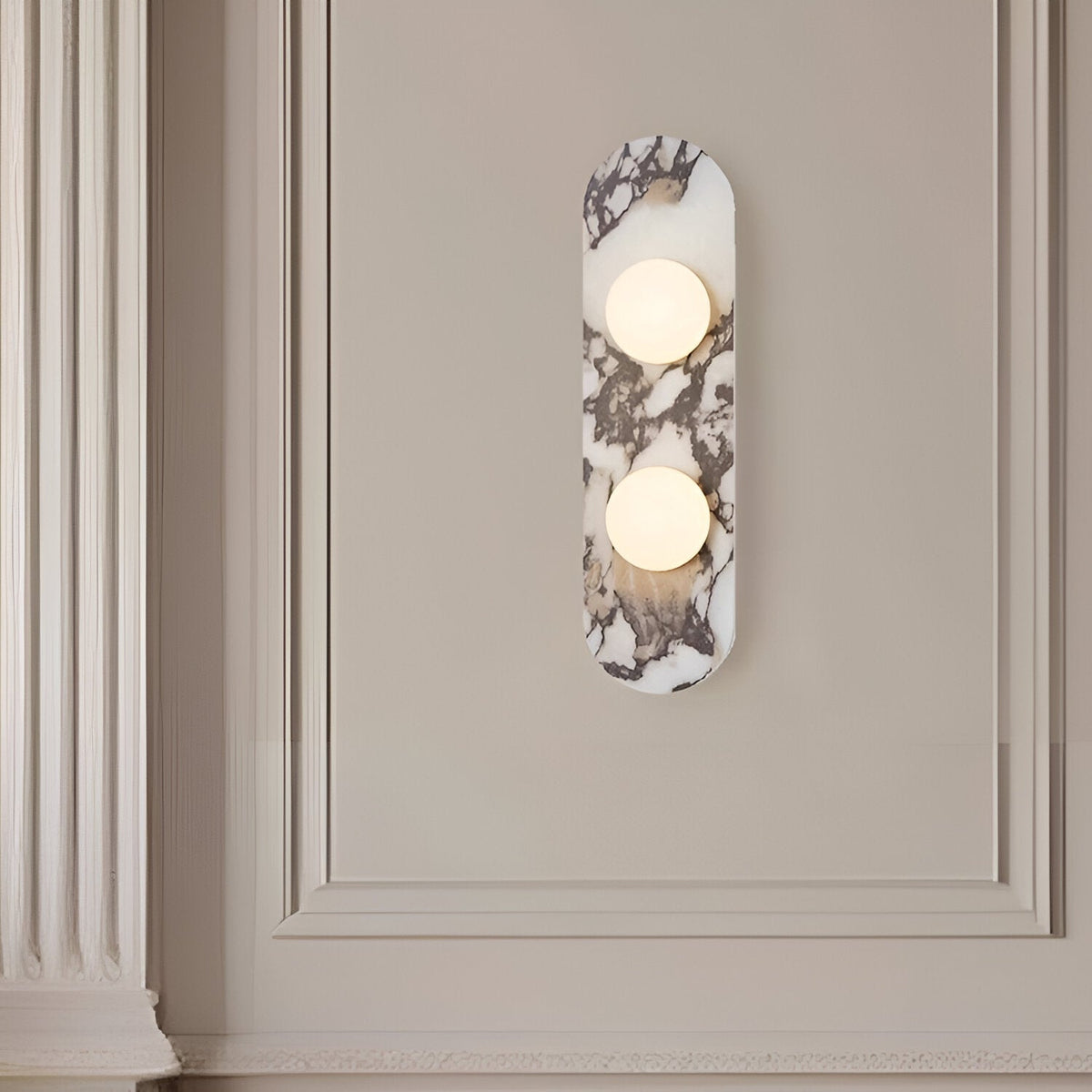 French Marble Wall Light