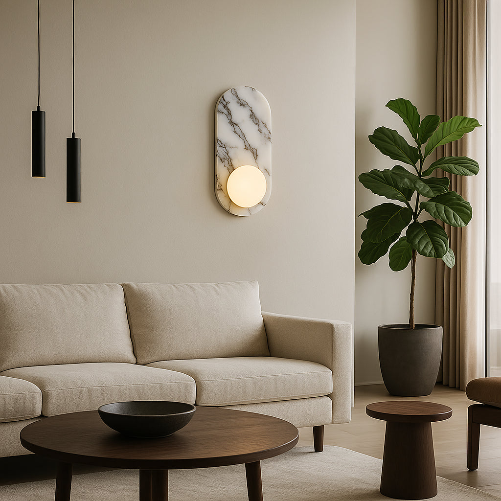 French Marble Wall Light