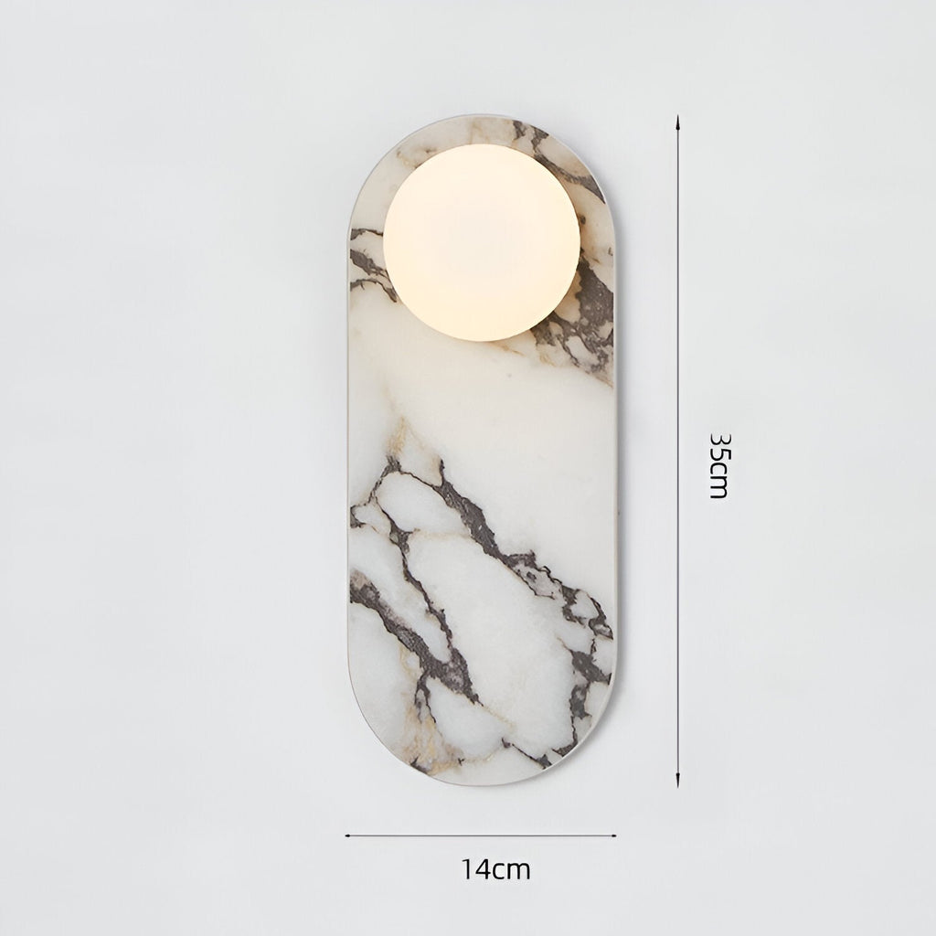 French Marble Wall Light