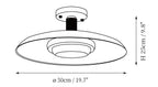 Draper Ceiling Light