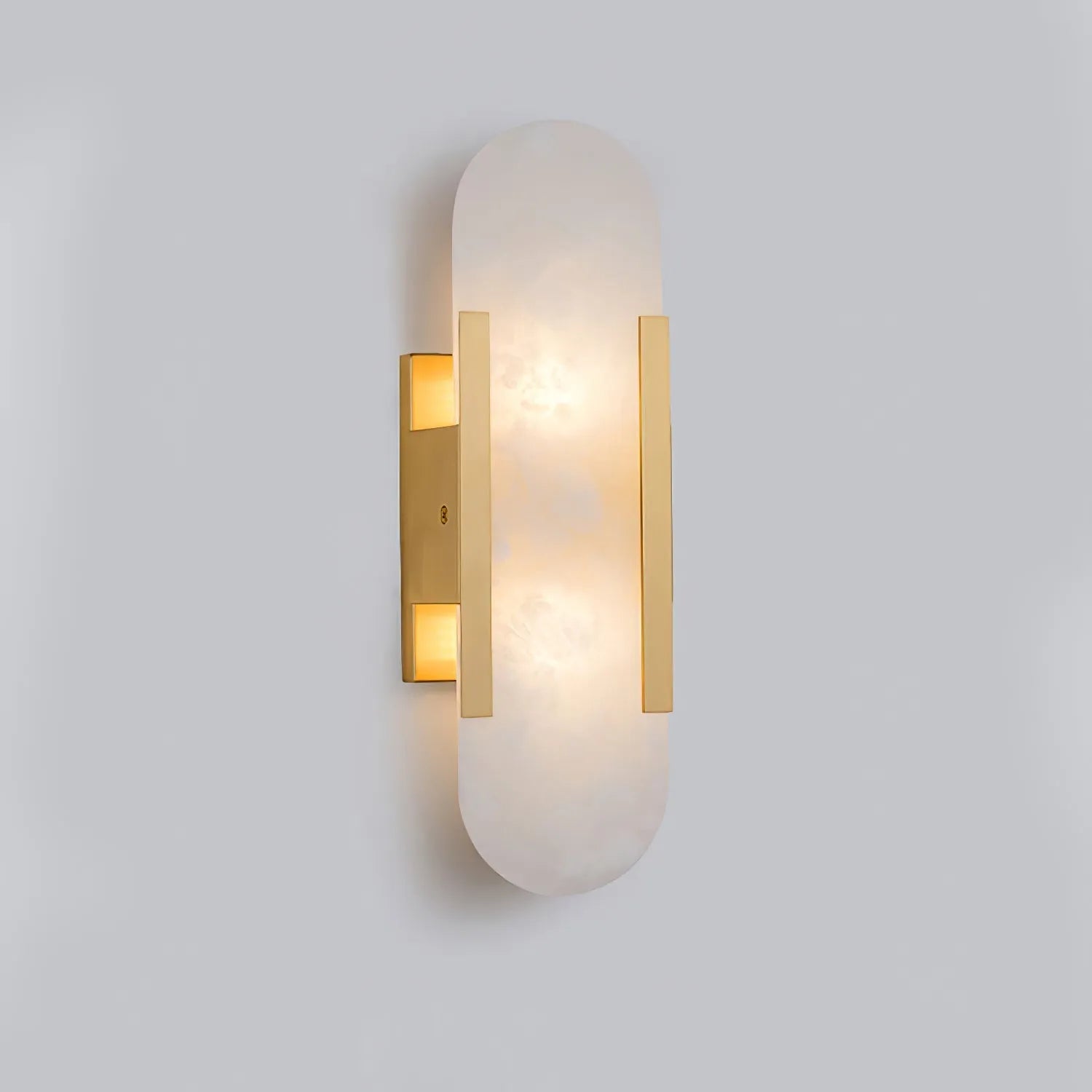 Elongated Alabaster Wall Lamp