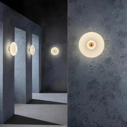 Eclira Elegant Glass Stone Wall Light