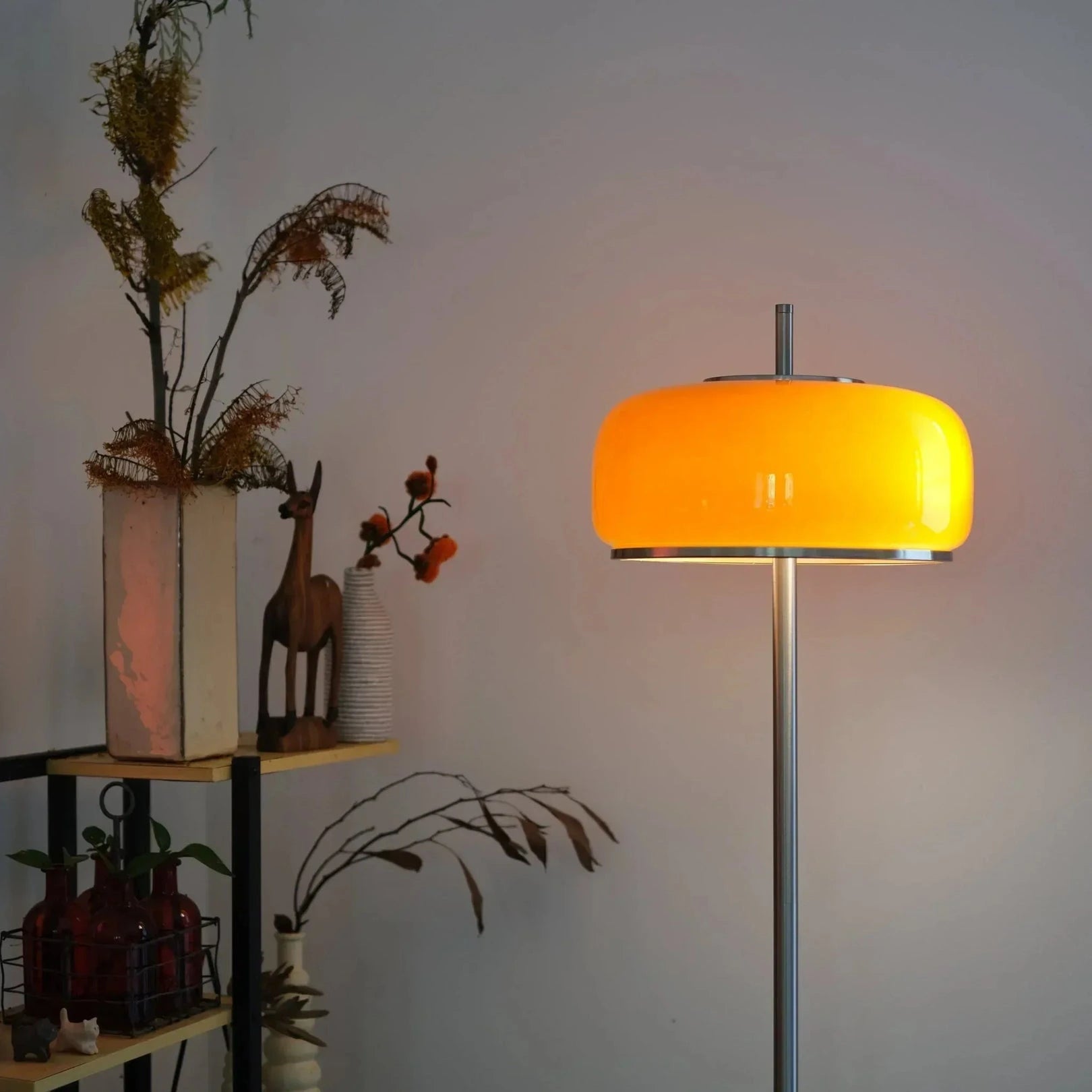 Amelia Hand-Blown Glass Floor Lamp
