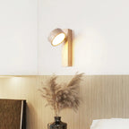 Jovan Travertine Wood Wall Light