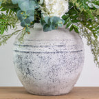 Large Distressed Stone Vase