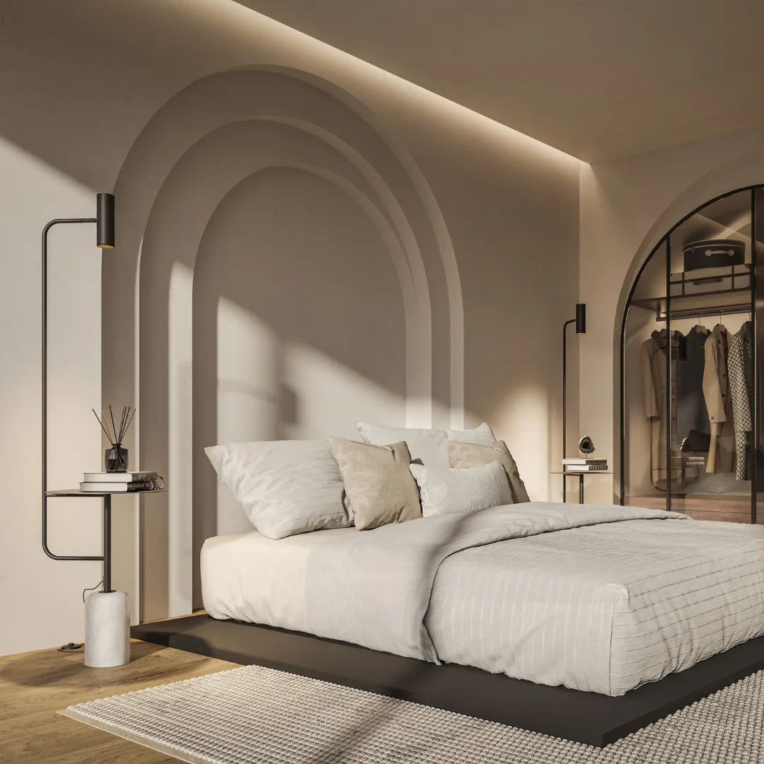 Artemis Sculptural Dimmable LED Floor Lamp