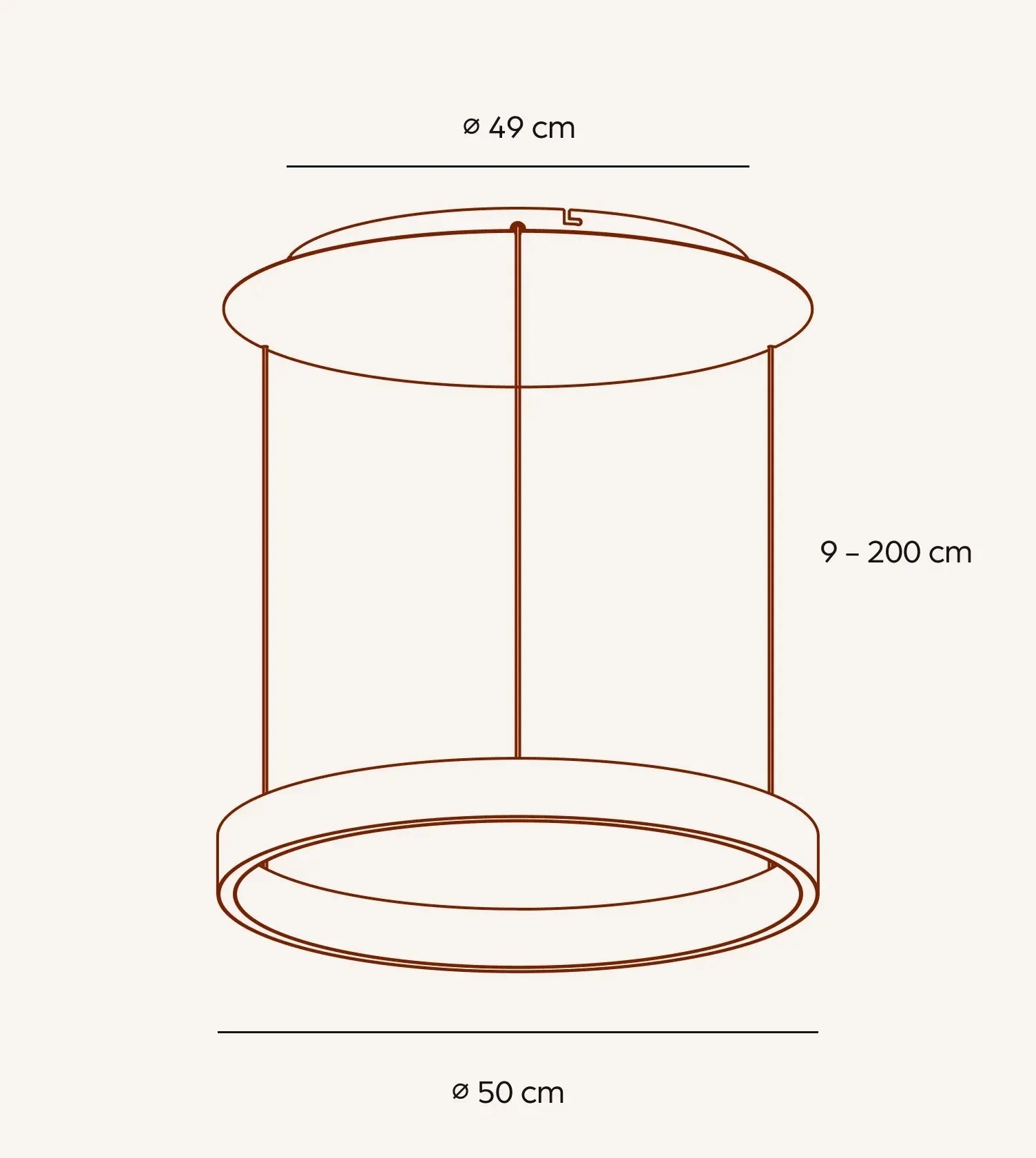 Sol Sculptural Dimmable LED Pendant Light