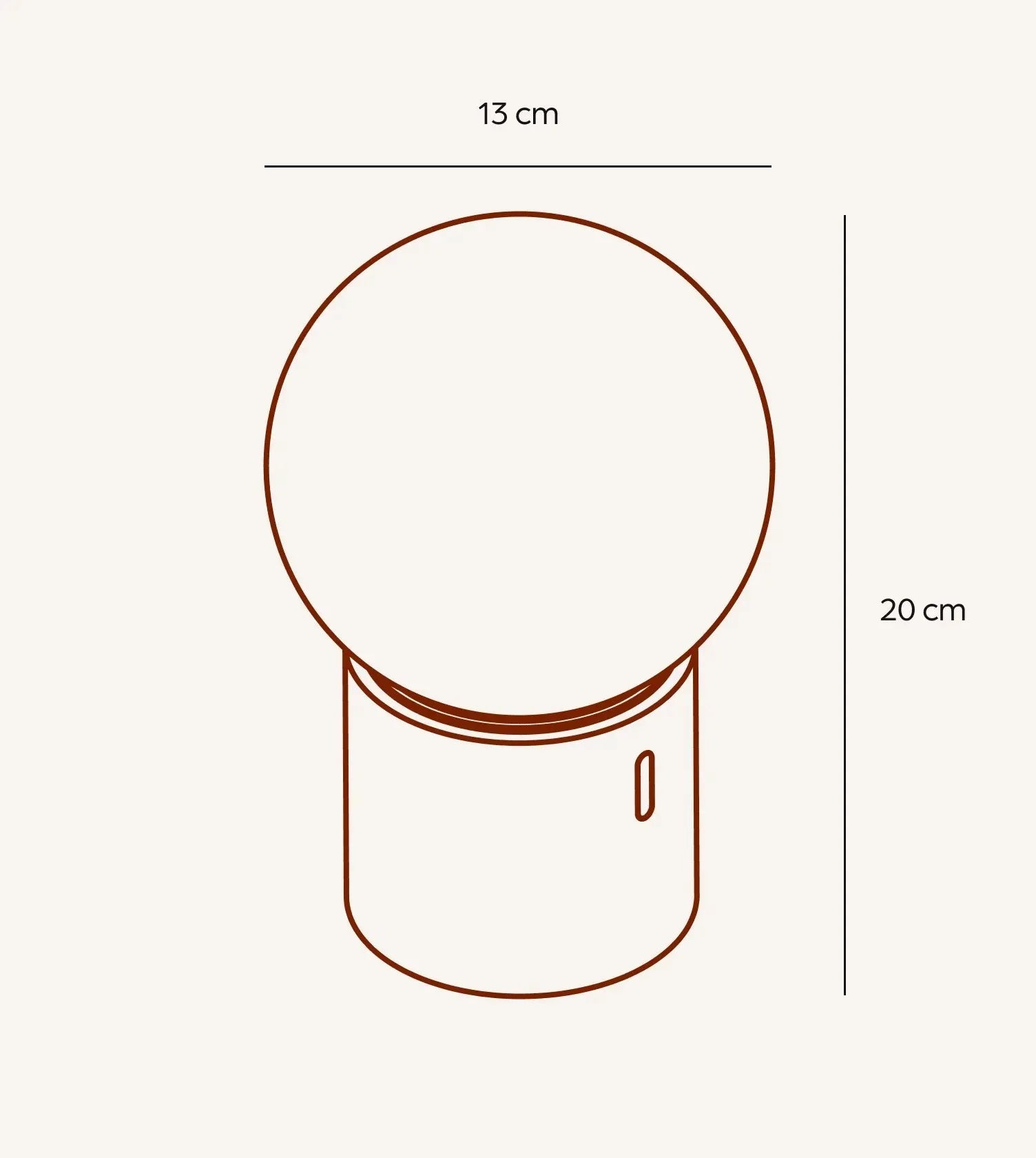 Cosmo Glass Glow Table Lamp