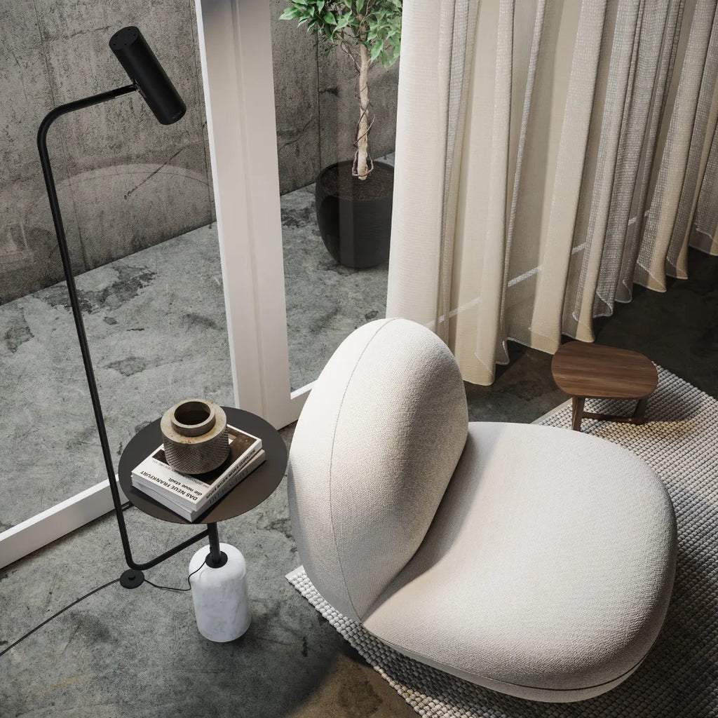 Artemis Sculptural Dimmable LED Floor Lamp