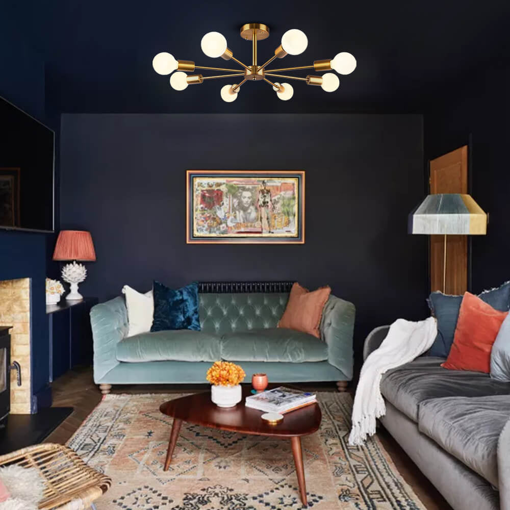 8-Light Sputnik Ceiling Light