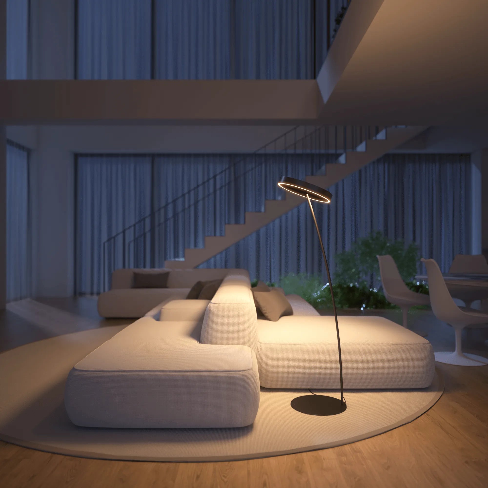 Sola Arc Dimmable LED Floor Lamp