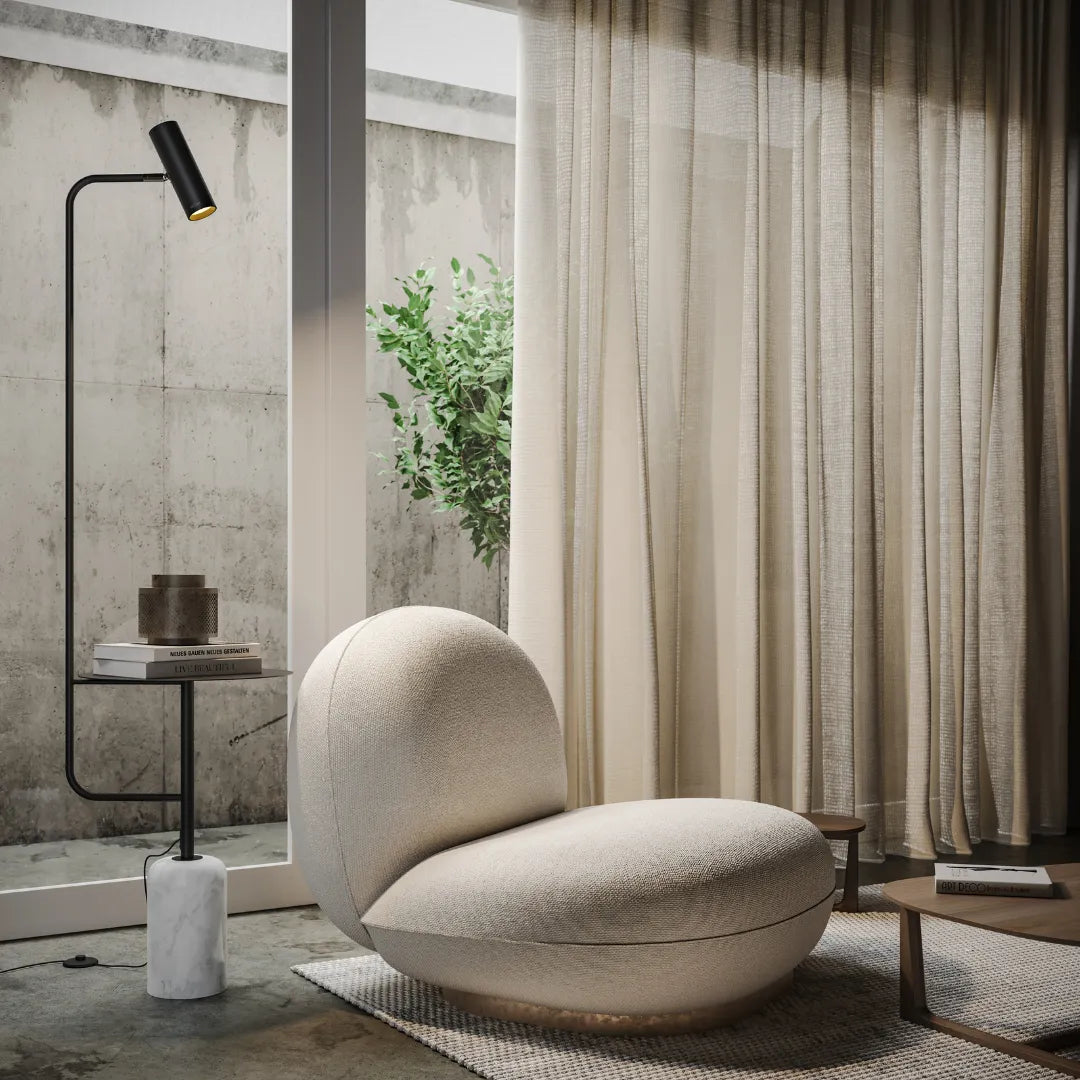 Artemis Sculptural Dimmable LED Floor Lamp