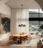 Elva Sculptural Dimmable LED Pendant Light
