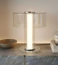 Vega Sculptural Glass Table Lamp