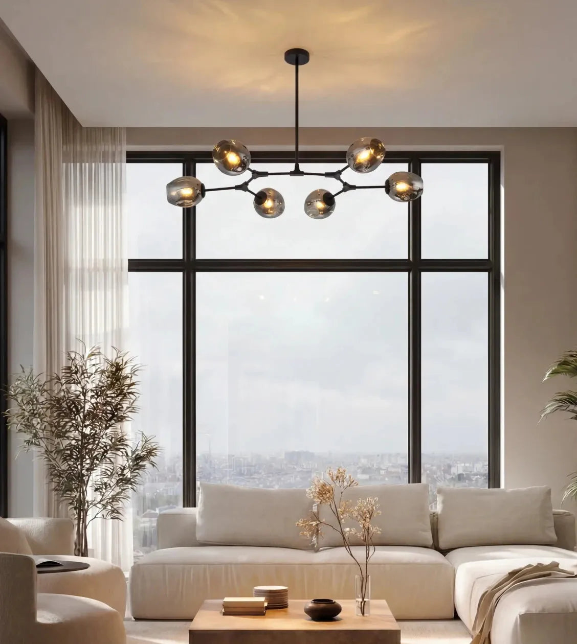 Uranos Sculptural LED Pendant Light
