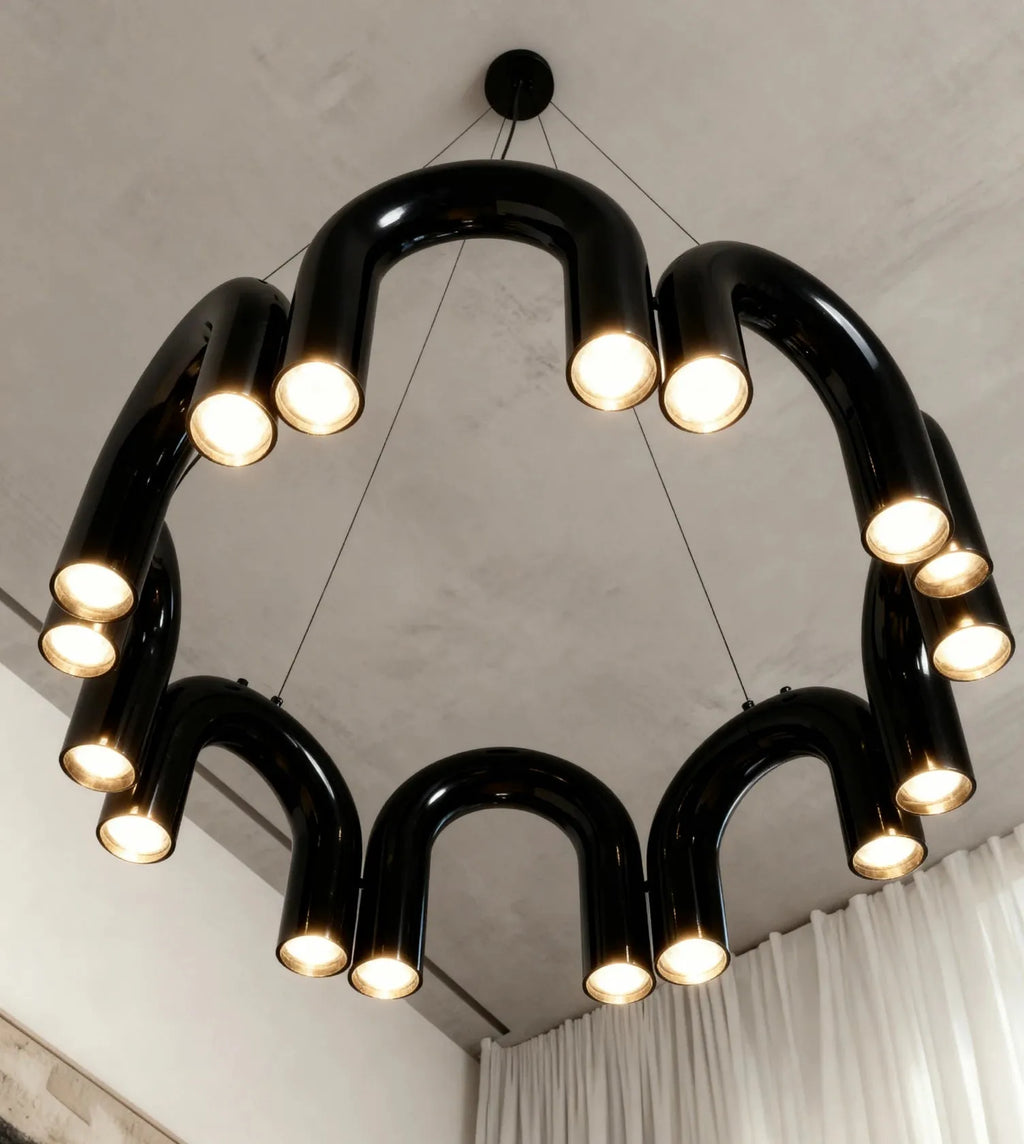 Elva Sculptural Dimmable LED Pendant Light