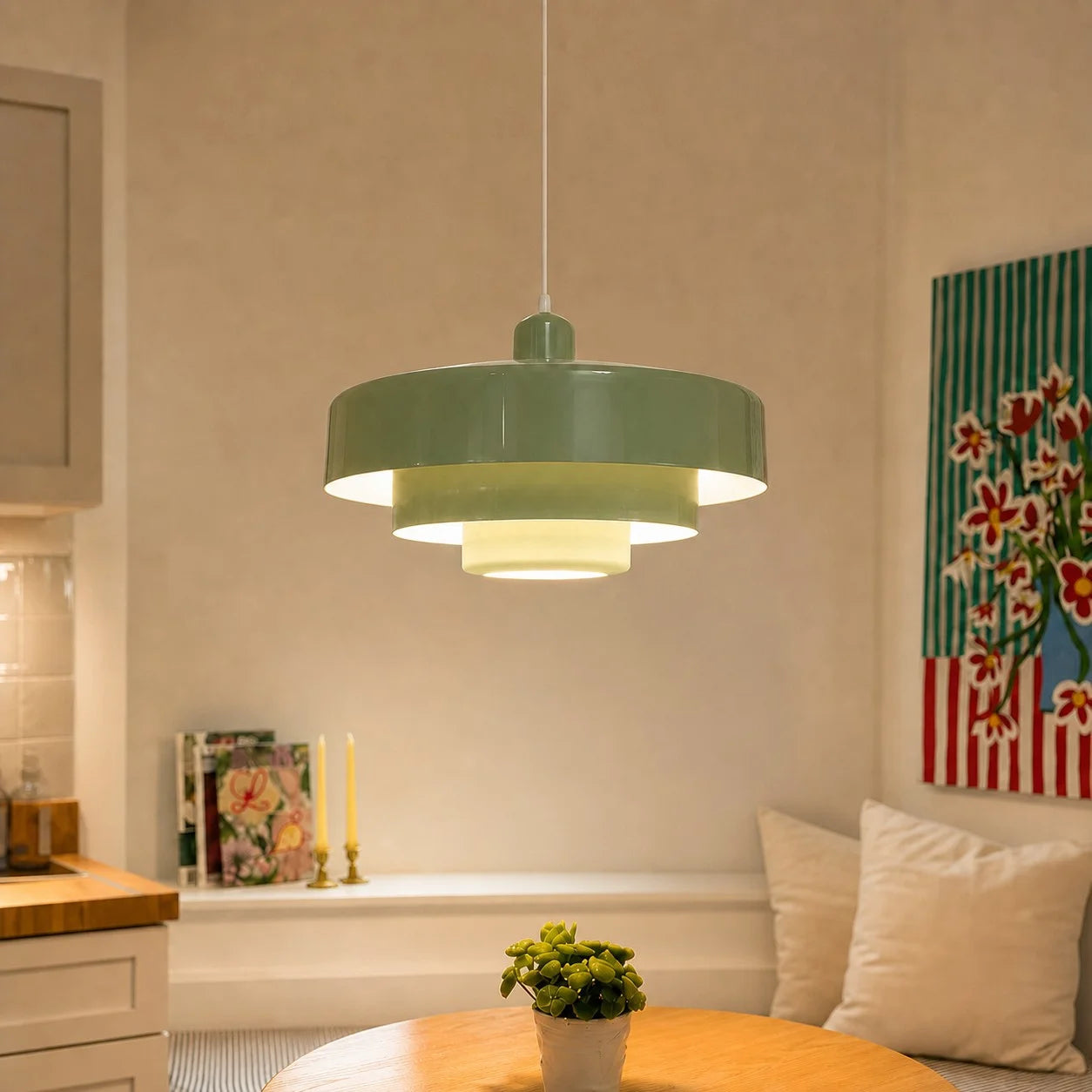 Triple-Layer Disc Pendant Light