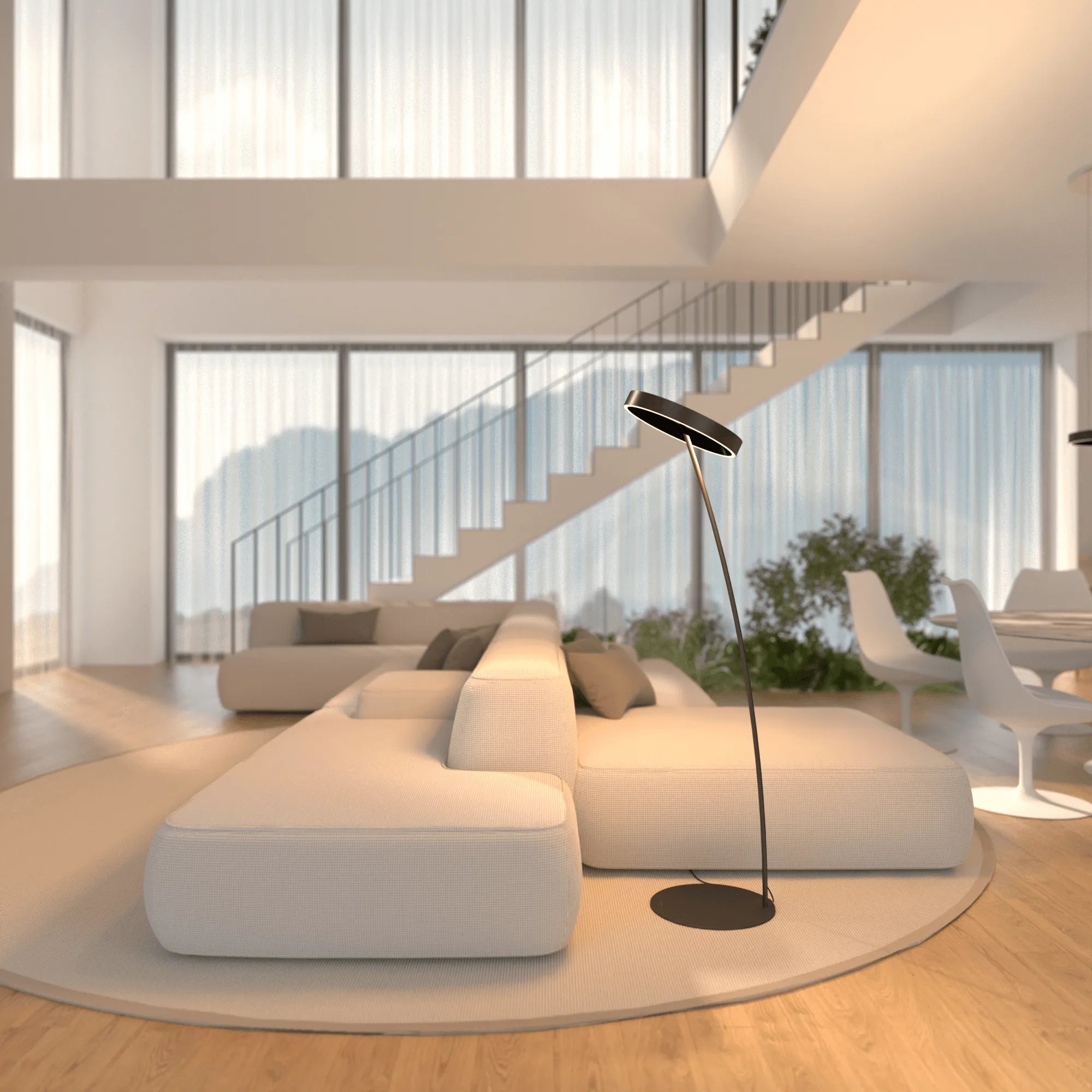 Sola Arc Dimmable LED Floor Lamp