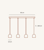 Gaia Flowing LED Pendant Light