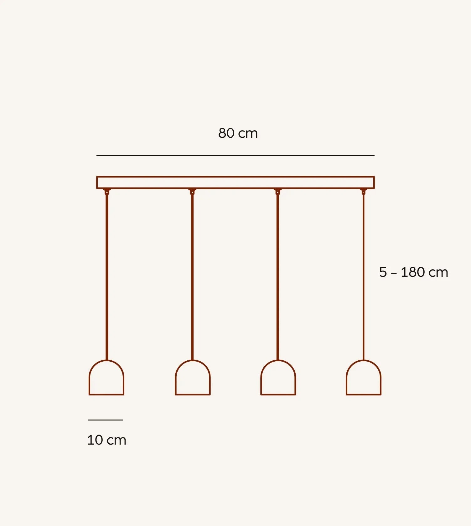 Gaia Flowing LED Pendant Light