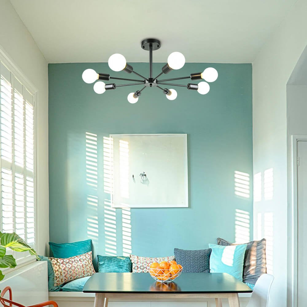 8-Light Sputnik Ceiling Light