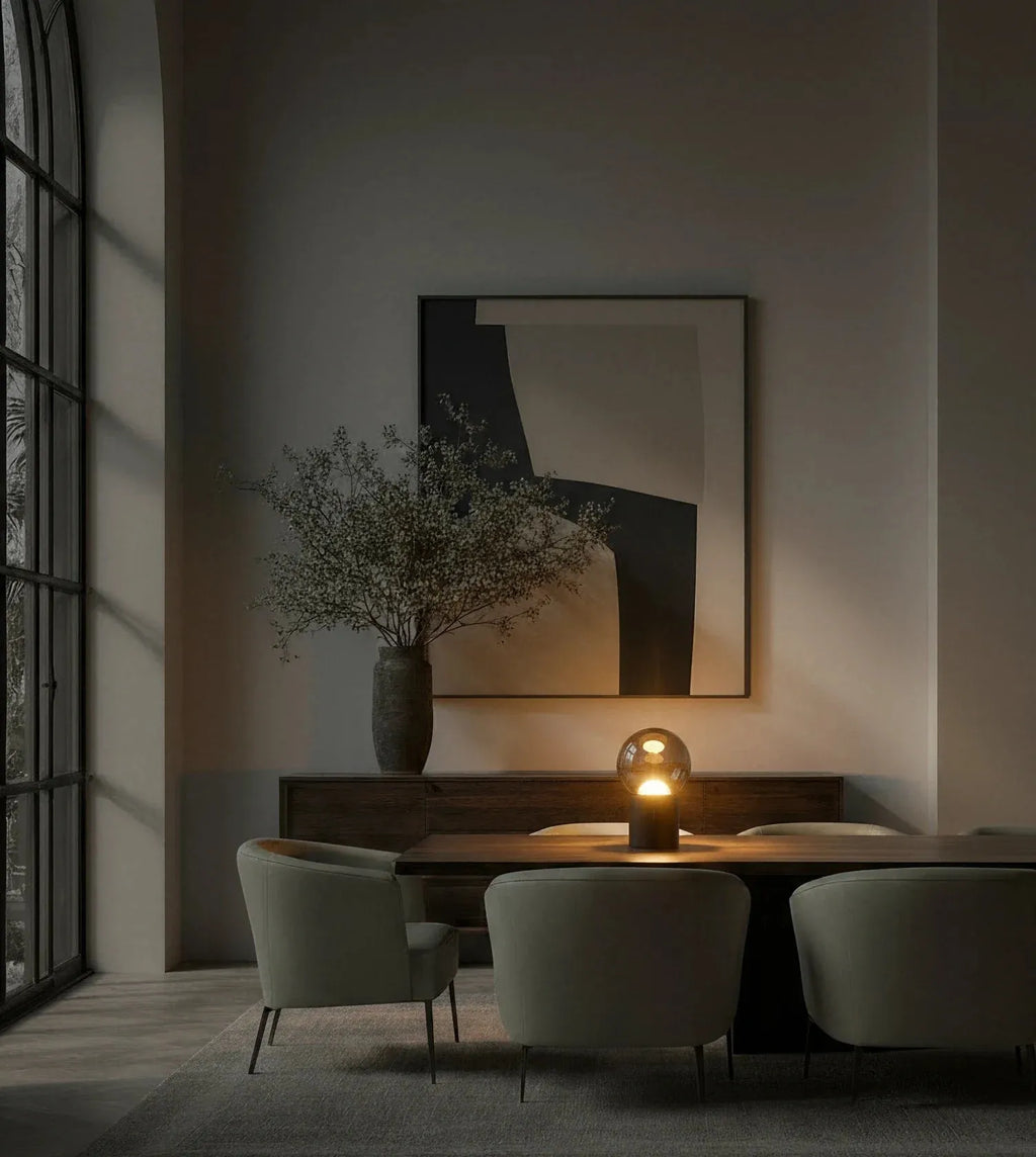 Cosmo Glass Glow Table Lamp