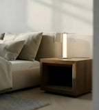 Vega Sculptural Glass Table Lamp