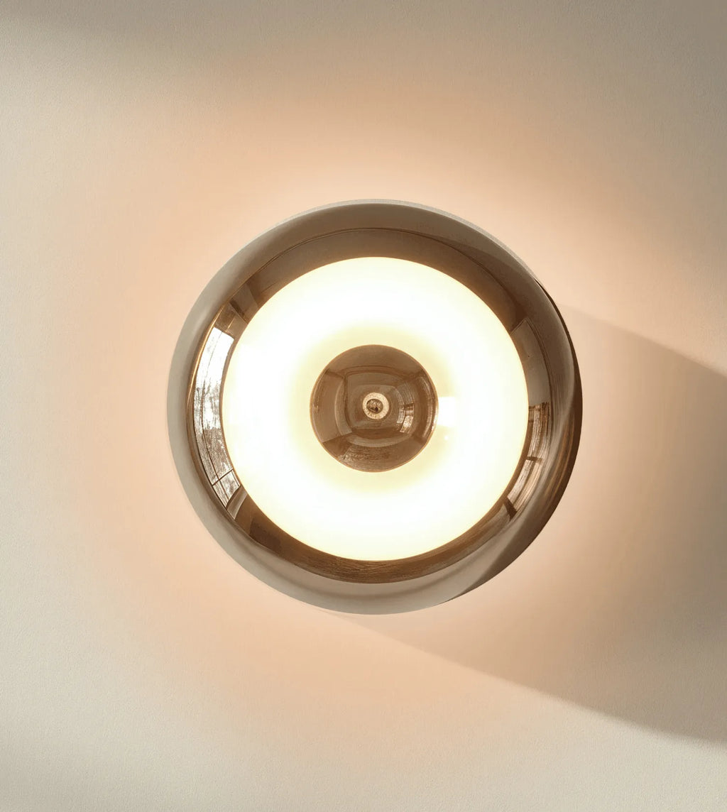 Amio Sculpted Glass LED Wall Light
