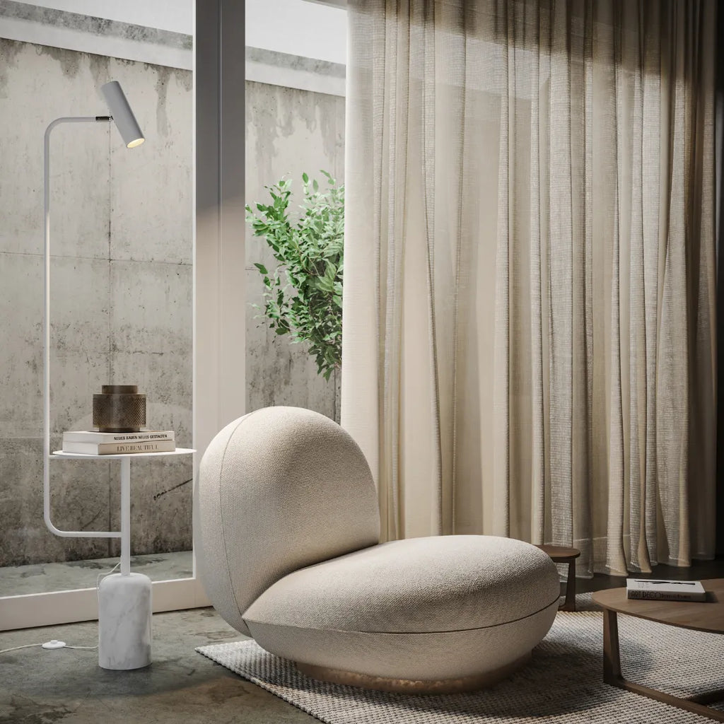 Artemis Sculptural Dimmable LED Floor Lamp