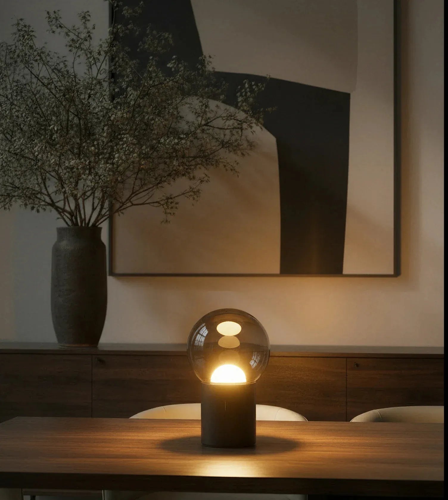 Cosmo Glass Glow Table Lamp