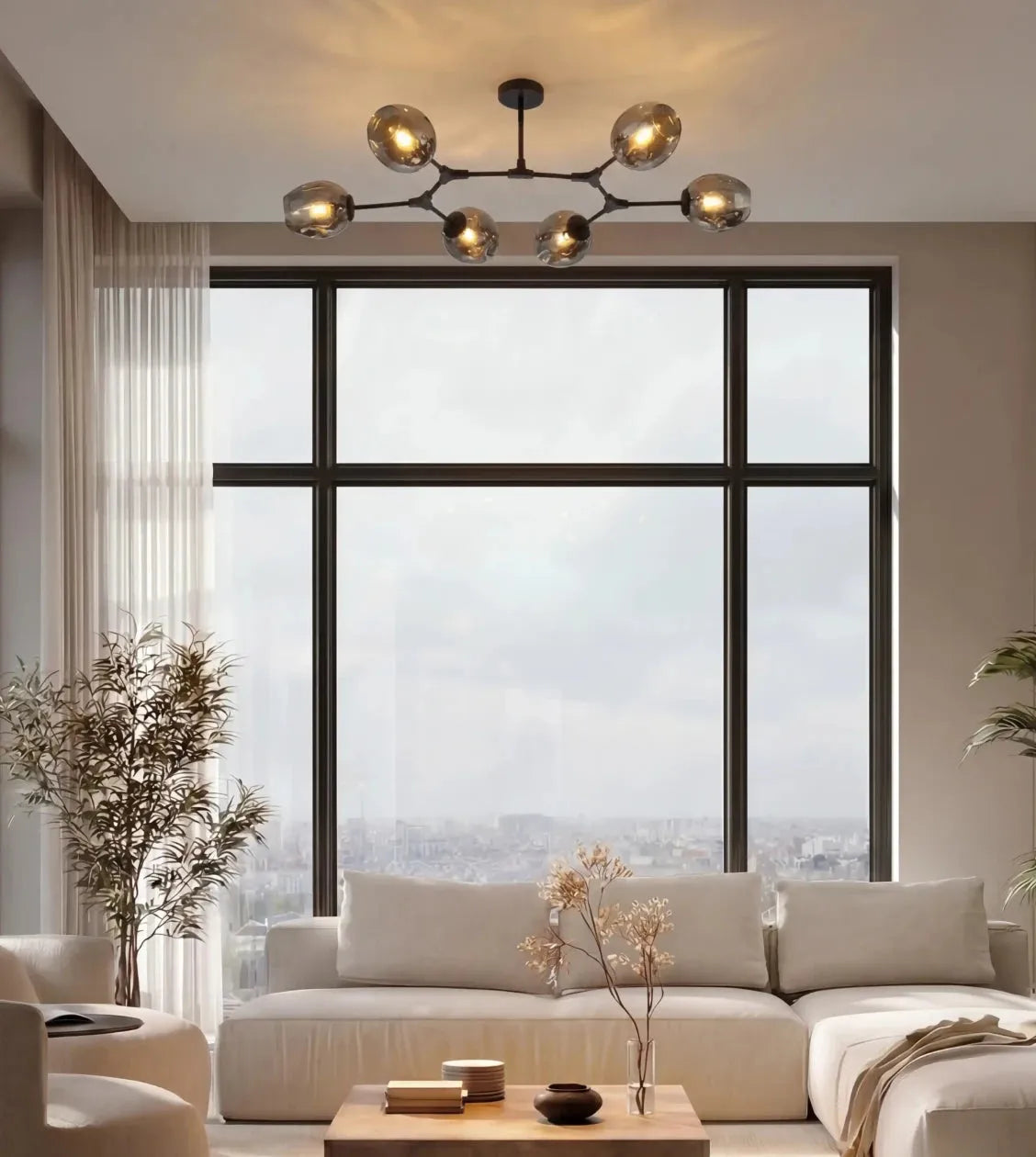 Uranos Sculptural LED Pendant Light