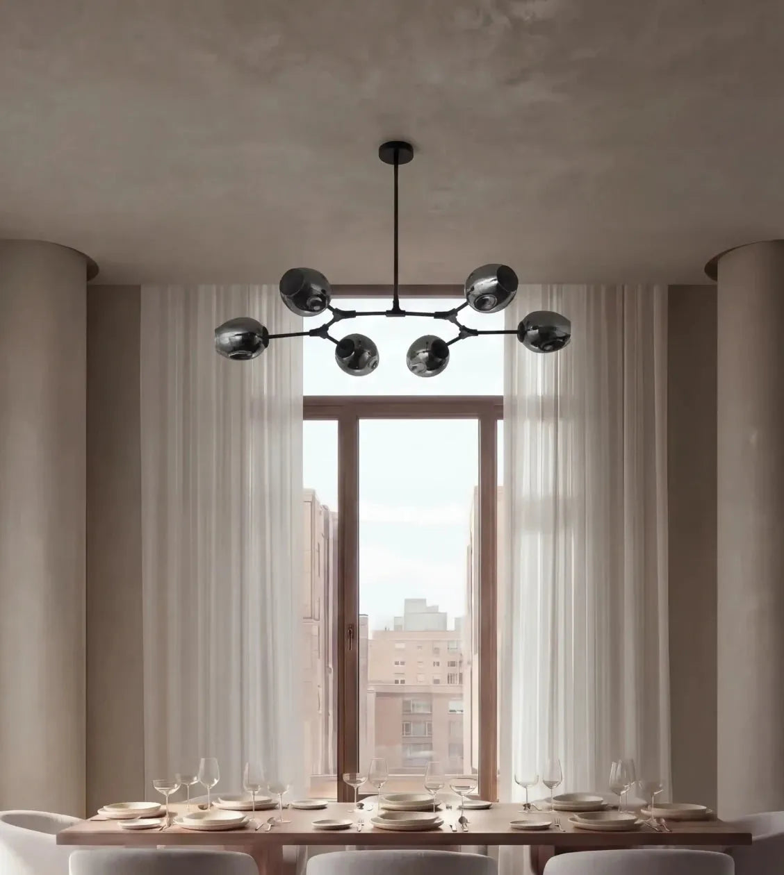 Uranos Sculptural LED Pendant Light
