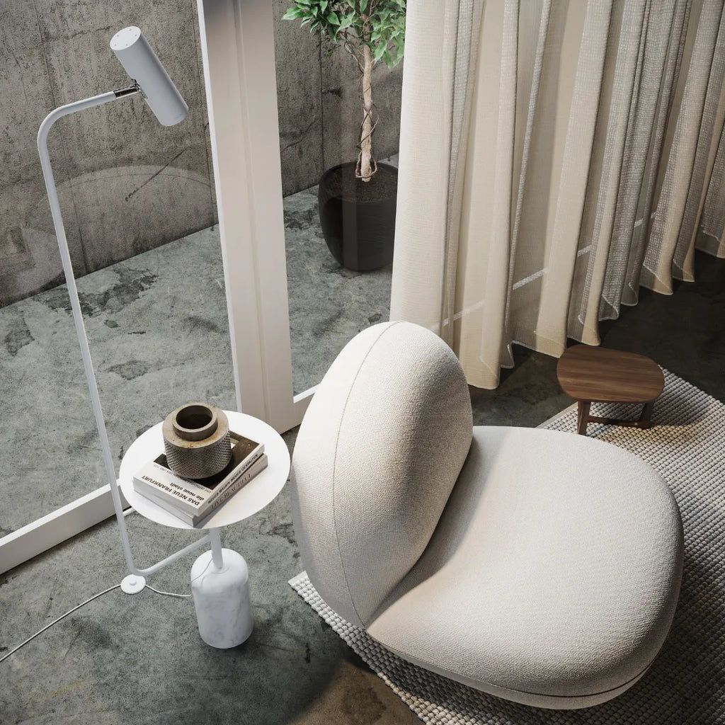 Artemis Sculptural Dimmable LED Floor Lamp