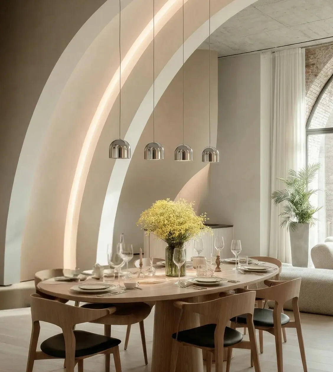 Gaia Flowing LED Pendant Light