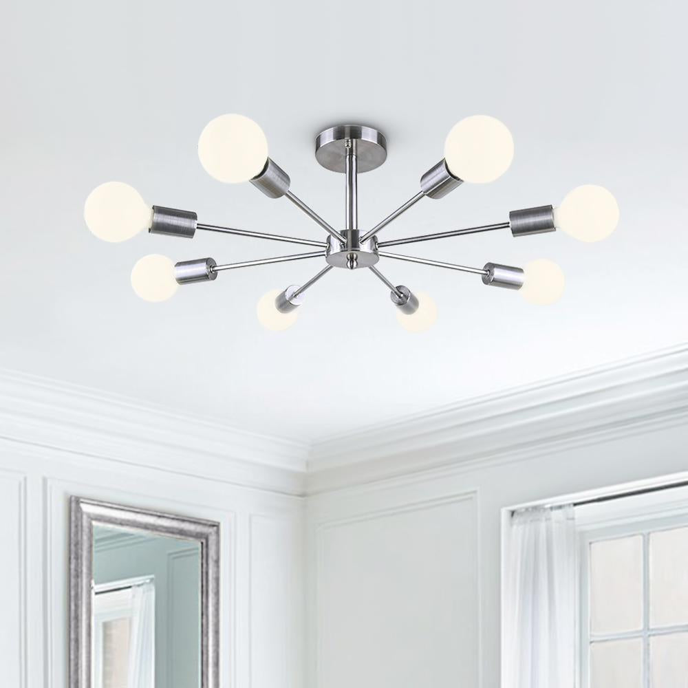 8-Light Sputnik Ceiling Light