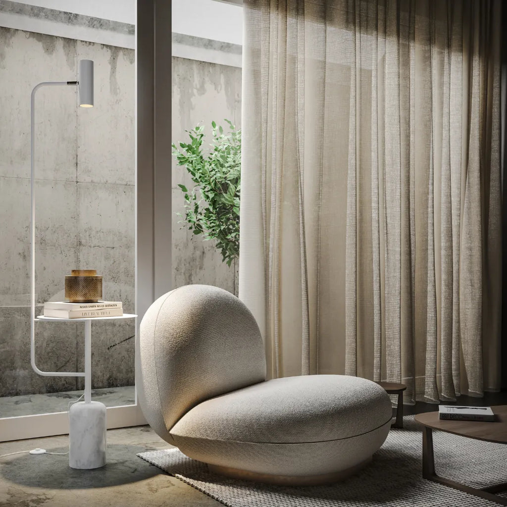 Artemis Sculptural Dimmable LED Floor Lamp