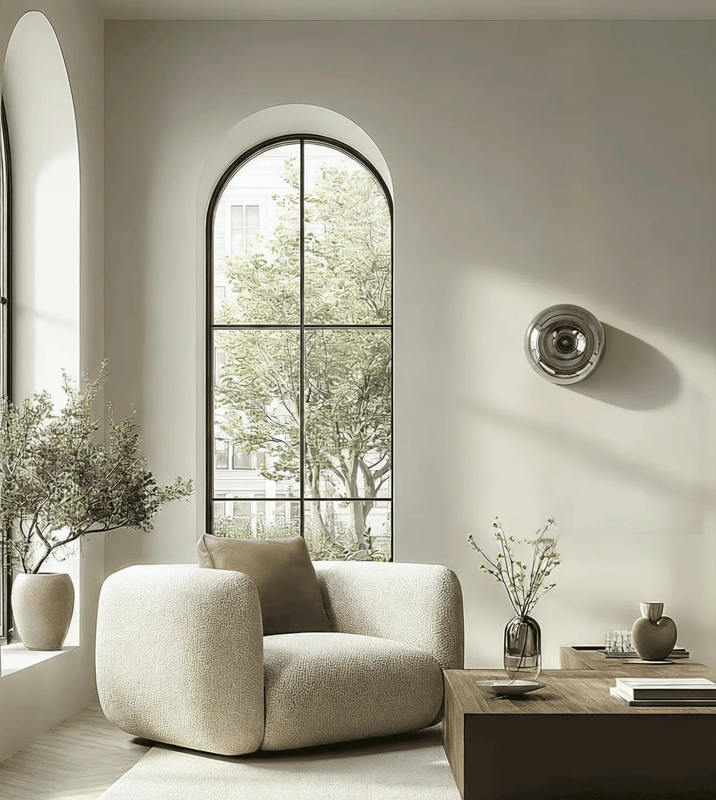 Amio Sculpted Glass LED Wall Light
