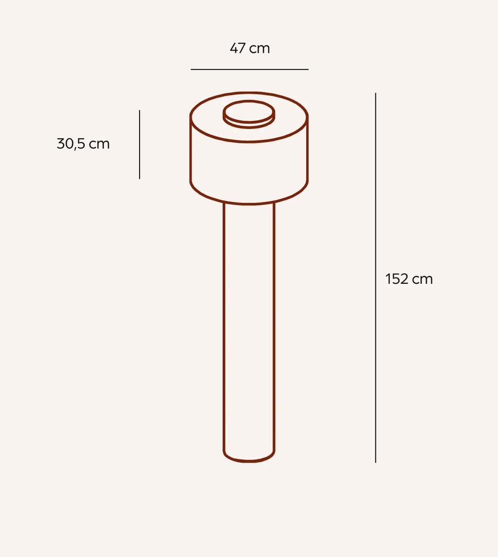 Keani Linen Arc Floor Lamp
