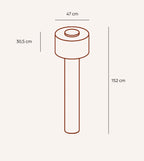 Keani Linen Arc Floor Lamp