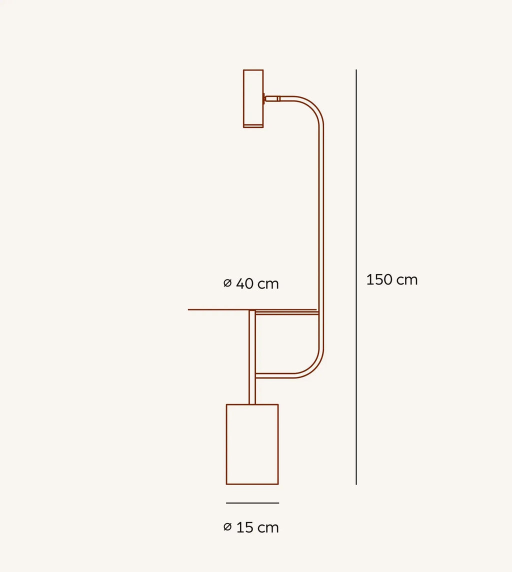 Artemis Sculptural Dimmable LED Floor Lamp