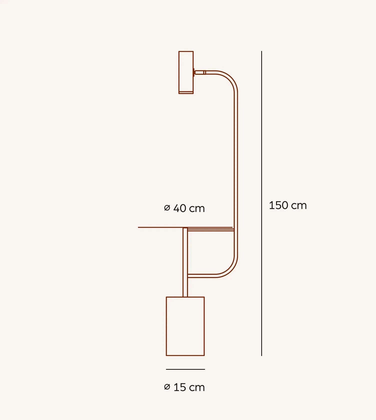 Artemis Sculptural Dimmable LED Floor Lamp