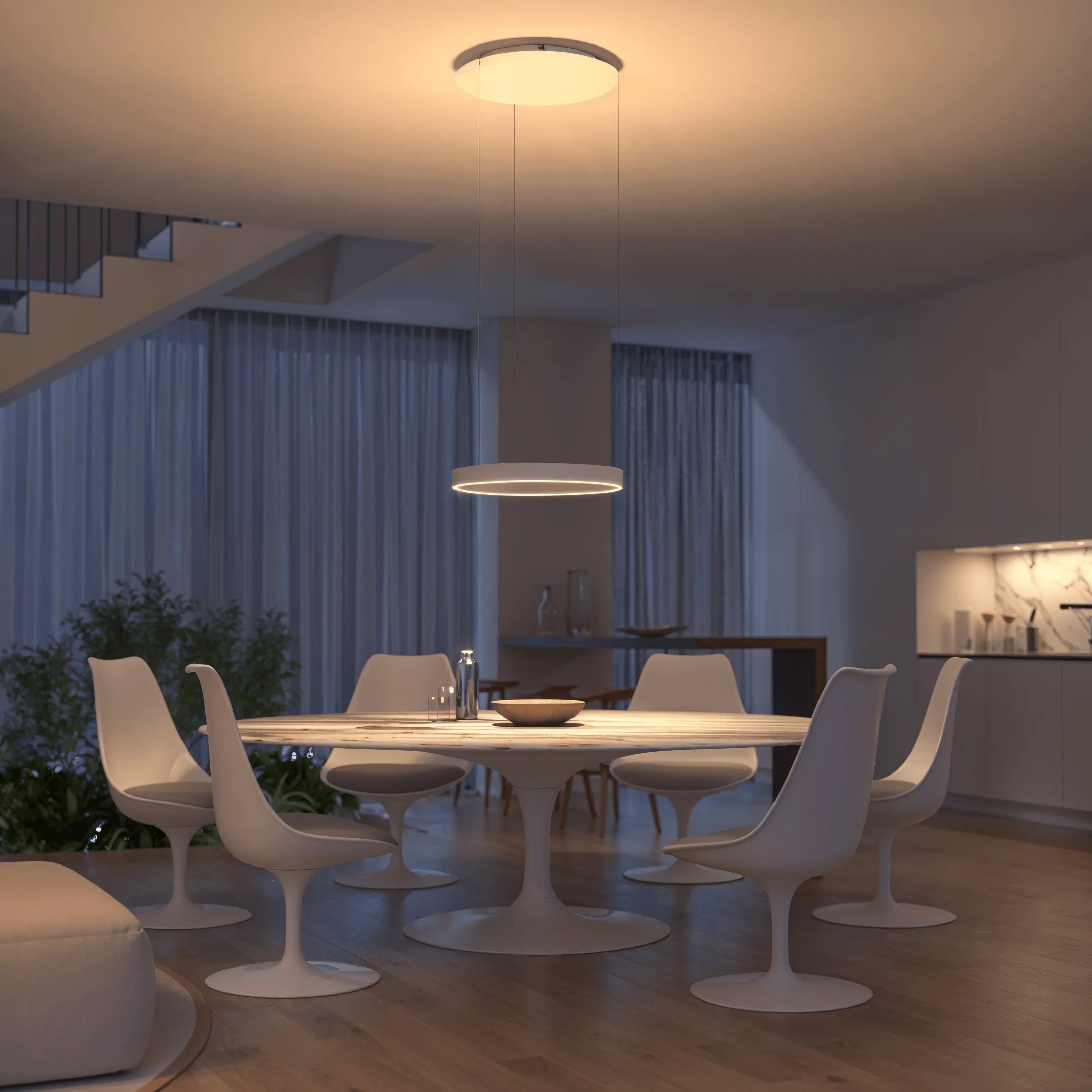 Sol Sculptural Dimmable LED Pendant Light
