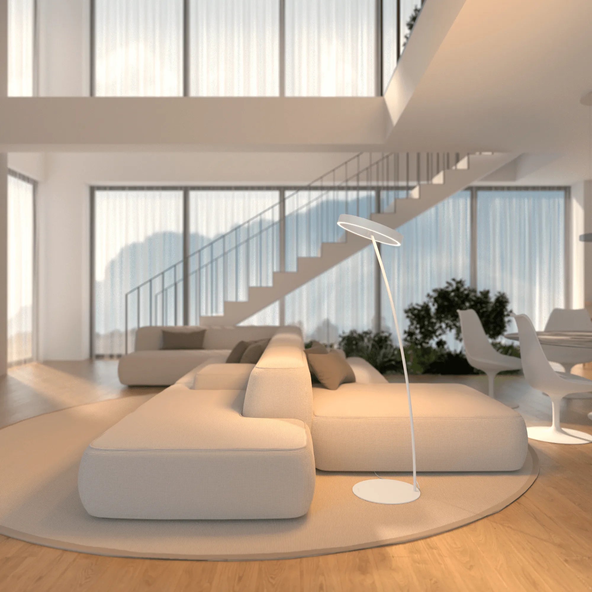 Sola Arc Dimmable LED Floor Lamp